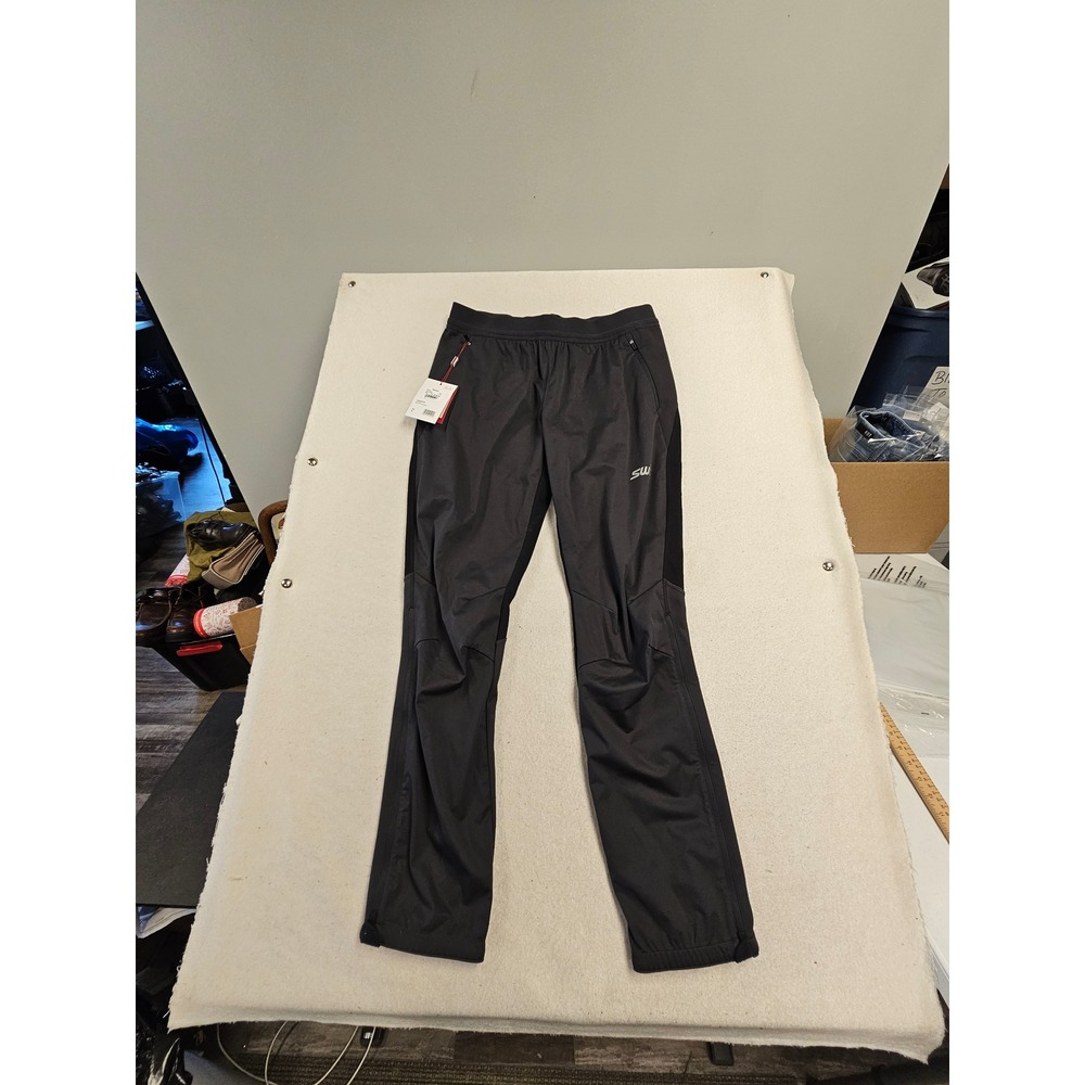 Swix Cross Pants Womens XL Phantom Black Softshell Nordic Ski Training 22316 NEW